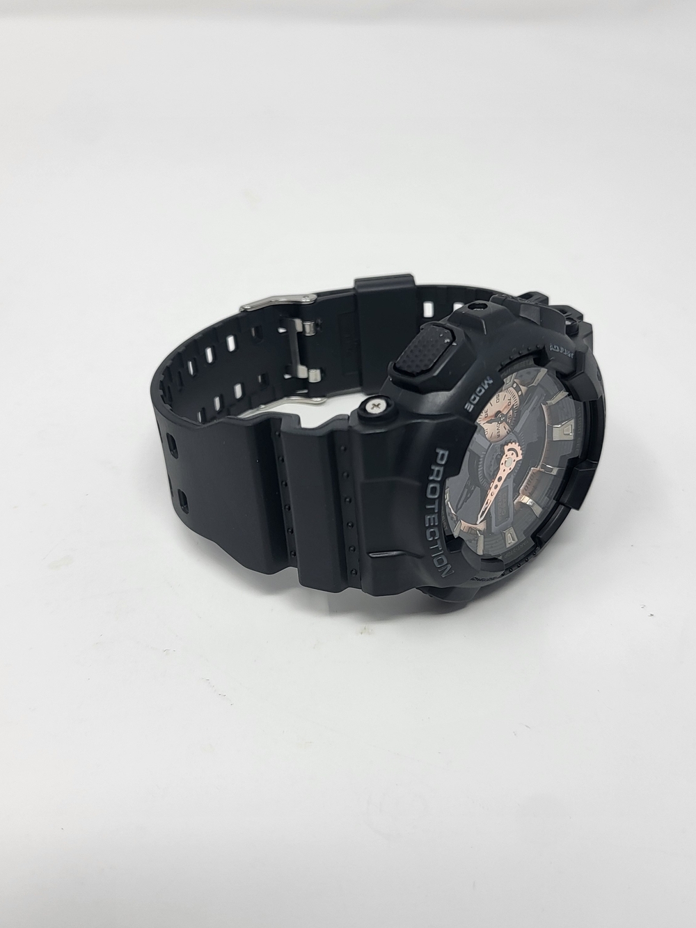 Casio G-Shock Black Watch with Rose Gold Accents - Picture 3 of 9